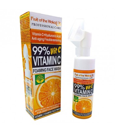 فوم شستشو براش دار ویتامین سی وکالی