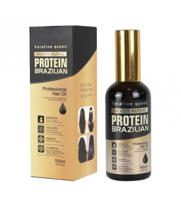 روغن مو آرگان پروتئین کراتین کوئین