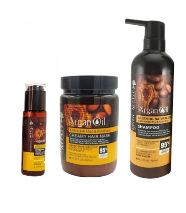 پک شامپو، ماسک و روغن مو بدون سولفات آرگان میگ