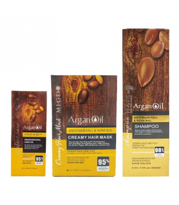 پک شامپو، ماسک و روغن مو بدون سولفات آرگان میگ