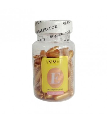 کپسول ضد چروک پوست ویتامین E انیمیت