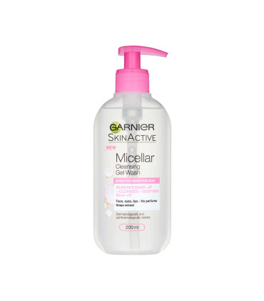 ژل شستشوی پوست حساس گارنیر