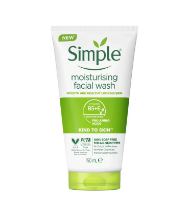 ژل شستشو  moisturising سیمپل