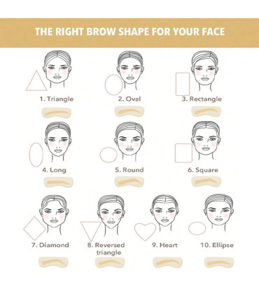 سایه ی ابرو GENIUS EYEBROW STAMP شیگلم