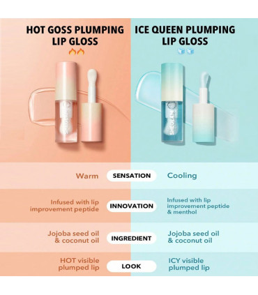 لیپ گلاس حجم دهنده Plump Addict Hot & Cold شیگلم