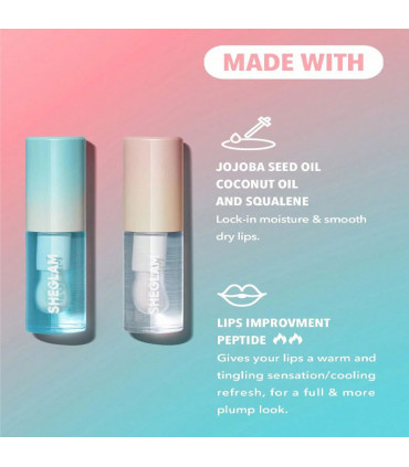 لیپ گلاس حجم دهنده Plump Addict Hot & Cold شیگلم