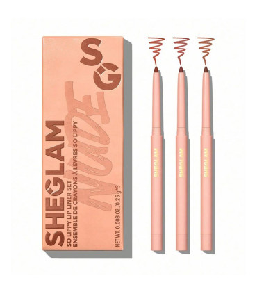 پک مداد لب سه تایی شیگلم Au Naturel