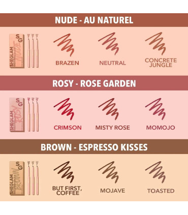 پک مداد لب سه تایی شیگلم