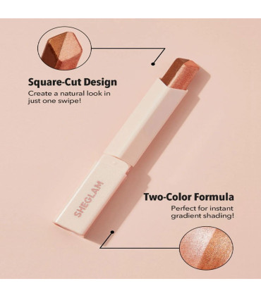 سایه چشم استیکی دو رنگ شیگلم