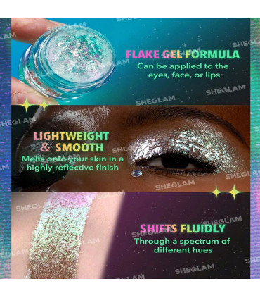 گلیتر ژلی پولکی CHROMA ZONE شیگلم Mayhem Mothership