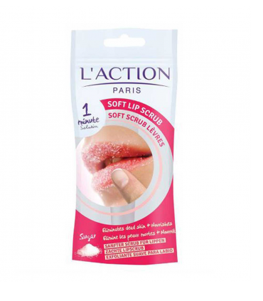 اسكراب ملايم نرم كننده وبرطرف كننده پوسته های لب لكسيون