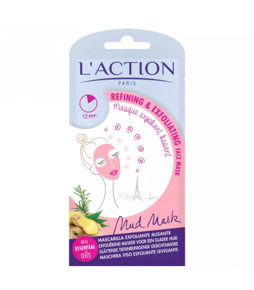 ماسک احياء كننده و لايه بردار ملايم پوست لكسيون