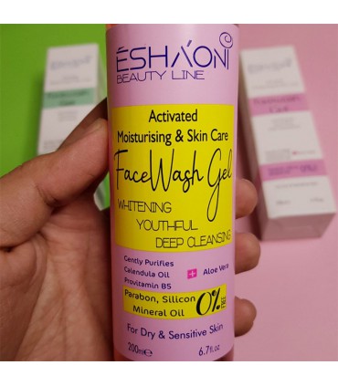 ژل شستشوی صورت Eshaoni مناسب پوست های خشک و حساس
